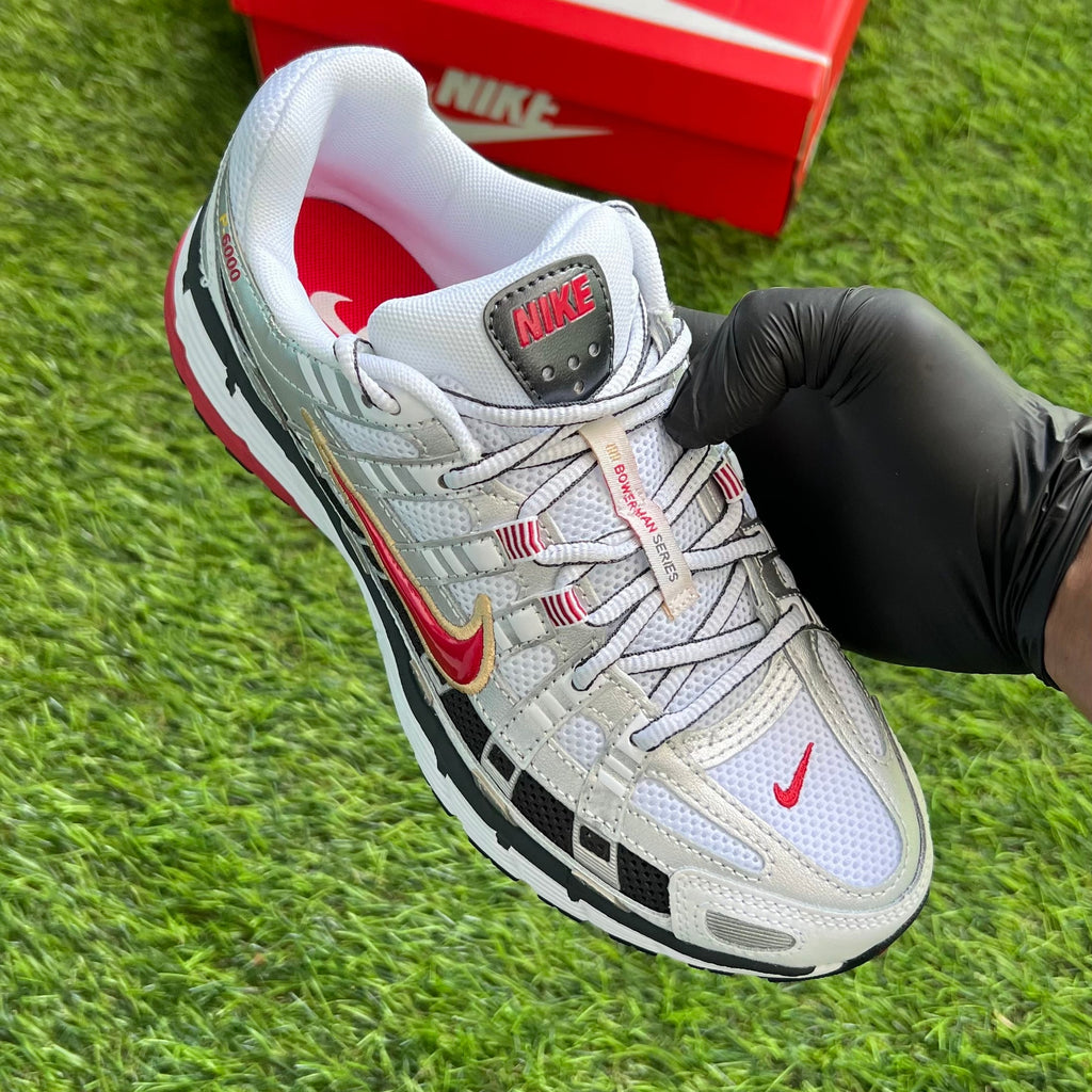 Nike P-6000 “Platinum/Varsity Red”