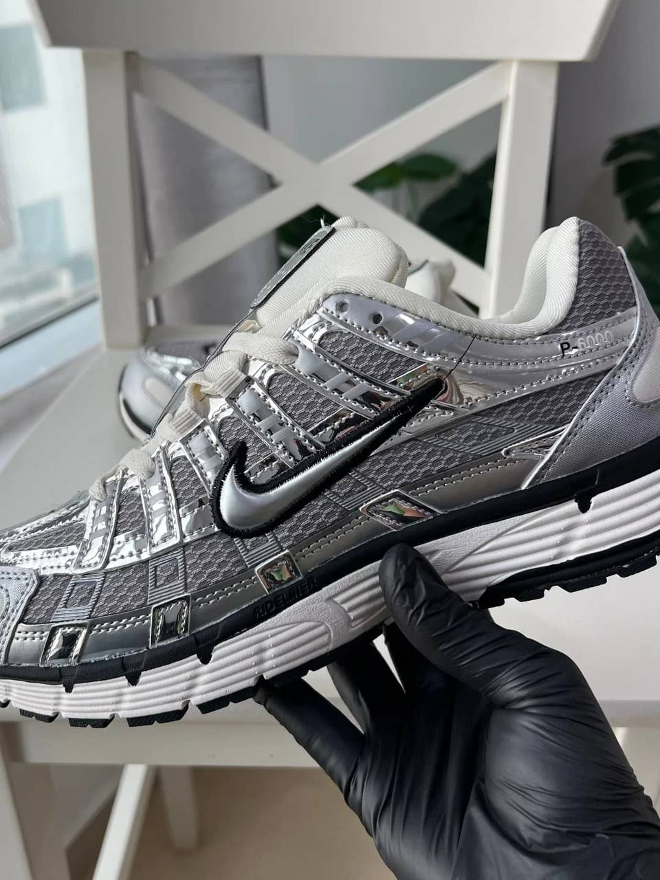 Nike P-6000 Metallic Silver