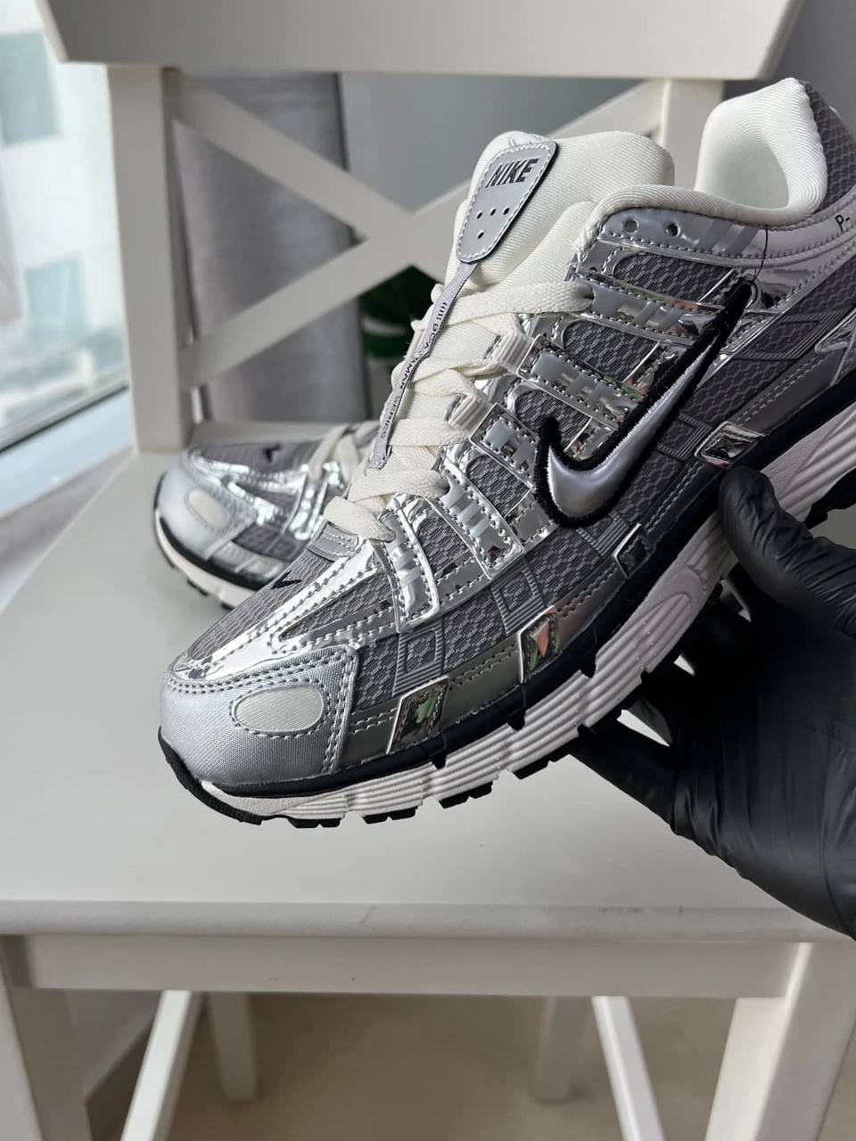 Nike P-6000 Metallic Silver
