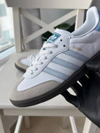 Adidas samba white halo blue