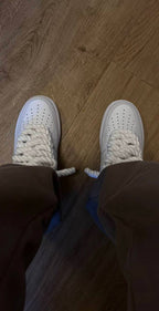 AF1 WHITE ROPELACES