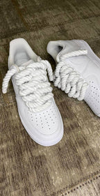 AF1 WHITE ROPELACES