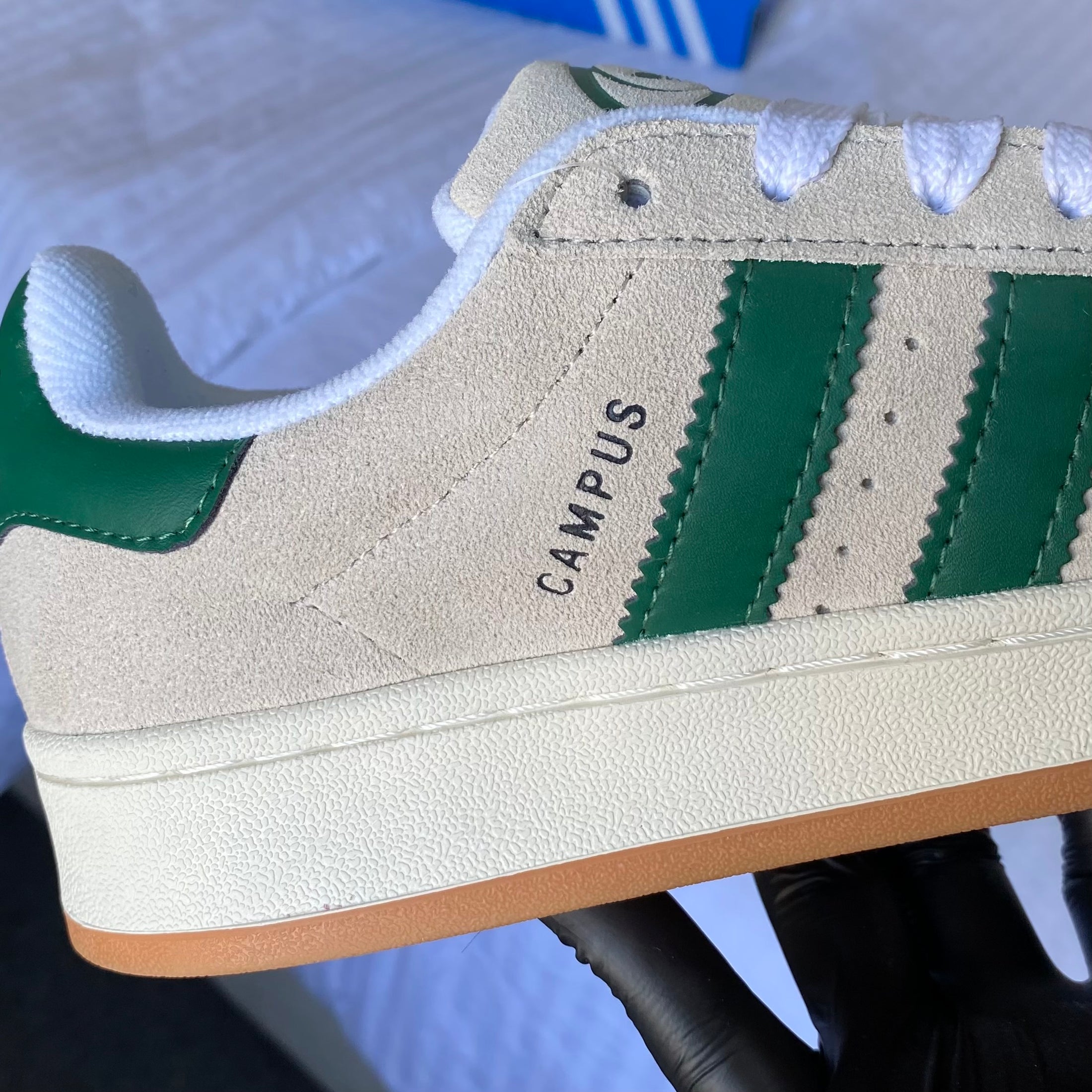 Adidas Campus 00s “Crystal/White/Dark Green”