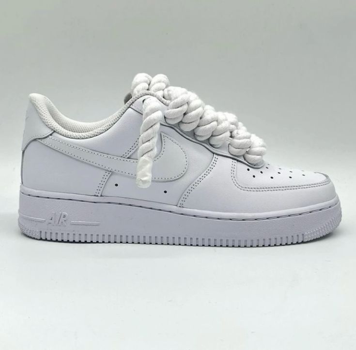 AF1 WHITE ROPELACES
